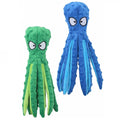 Octopus Plush Toy , Interactive Chew Toy,  Bite Resistant , No Stuffing Squeaky Plush Puzzle Toy for Small and Medium Dogs