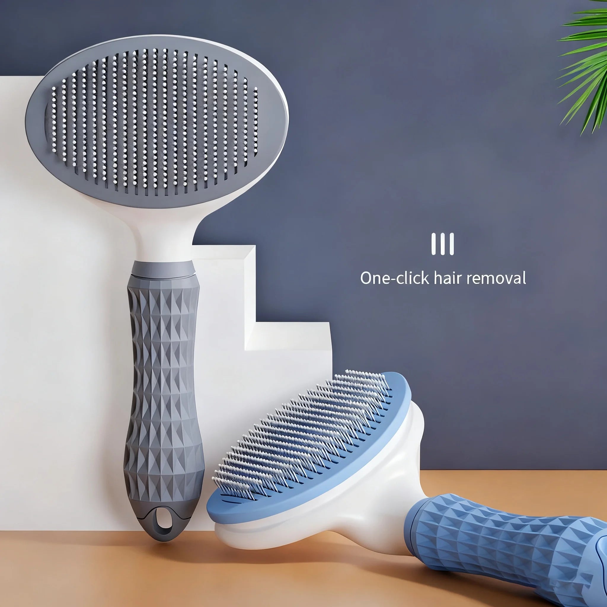 Self Cleaning Pet Hair Remover Brush For Dogs Cats, Grooming