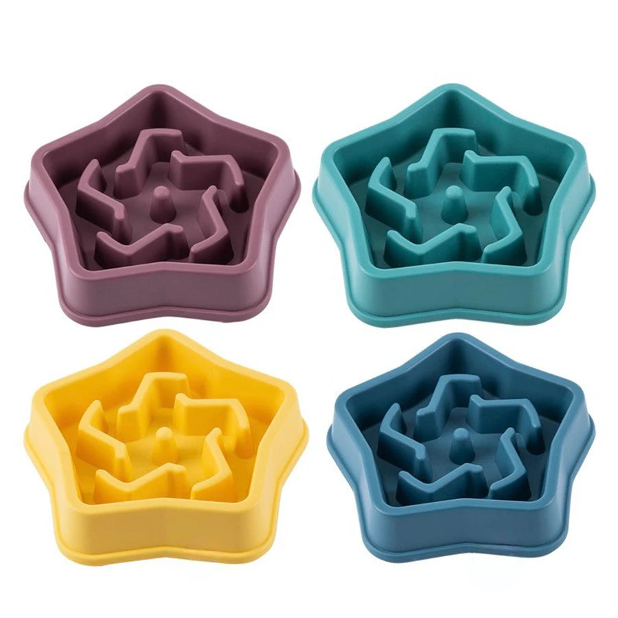 1pc Slow Food Bowl, Plastic Anti-Choking ,Slow Eating ,Cloud Shape, Prevent Vomiting And Protect Intestines