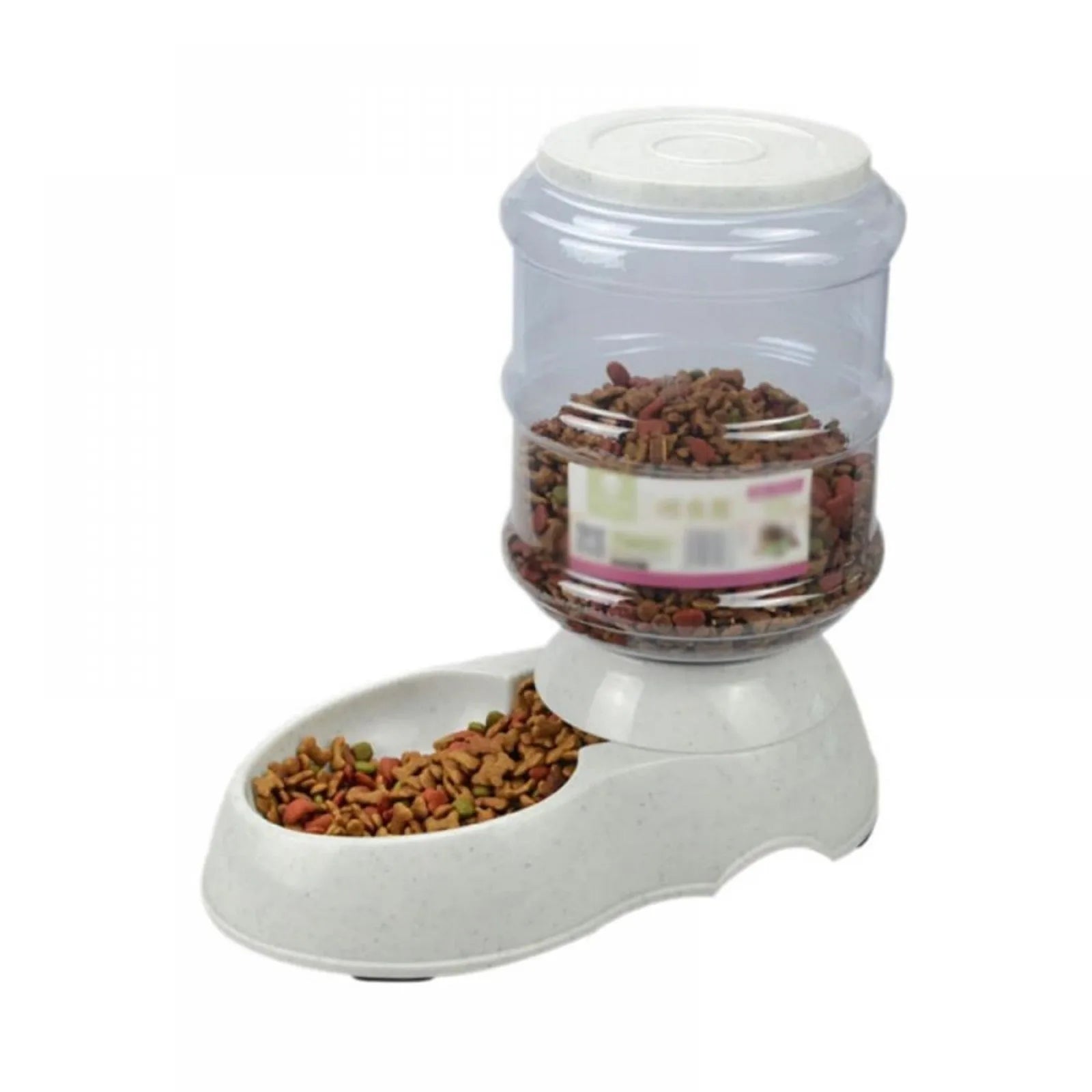 Large Capacity Automatic Water Dispenser Dog Bowl, Food Grade Plastic Pet Feeder Water Supply