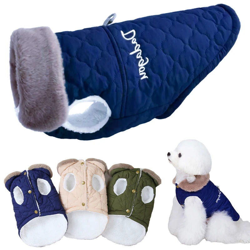 Warm Fleece Dog Vest Apparel for Small , Medium Dogs and Cats