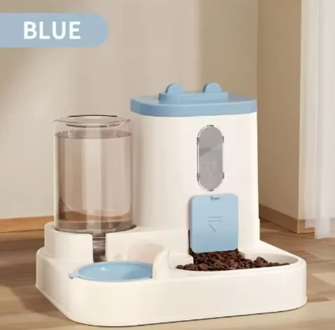 2in 1  Fully Automatic Cat Food Feeding and Water Dispenser