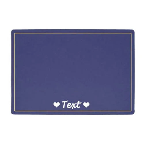Custom Pet Food Bowl Mat, Waterproof,  Personalized Placemat For Pets Name ,Easy Wash Drinking ,Feeding Pad