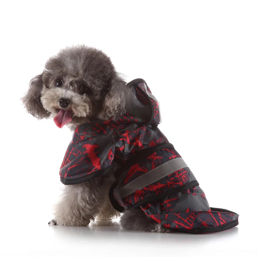 Large Dogs Raincoat ,  Poncho , Reflective, Waterproof