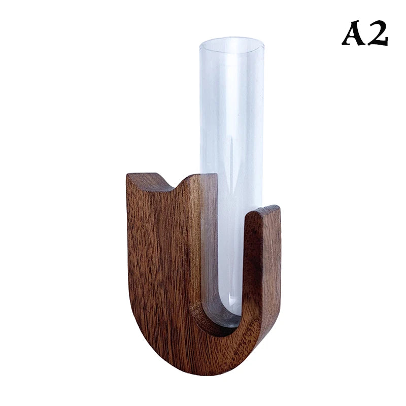 Cat Whisker Vase  Fridge Magnet Wooden And Glass Pet Hair Beard Collector Pets Souvenir Gift Home Decor