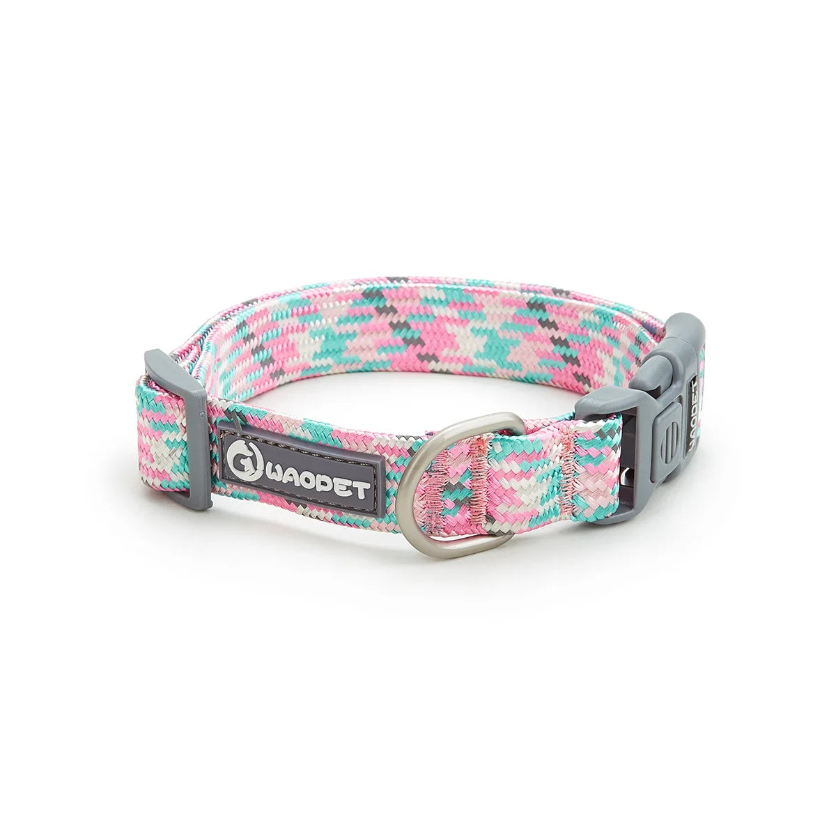 Nylon Dog Collar ,Adjustable, Reflective with Metal Buckle and Quick Release Buckle Large and Medium Dog Pet Collars