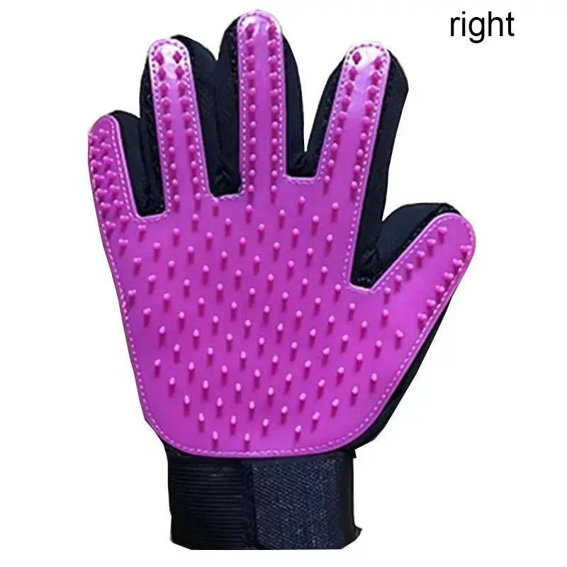 Pet Hair Glove, Dog and Cat Grooming, Deshedding Hair and Massage Brush