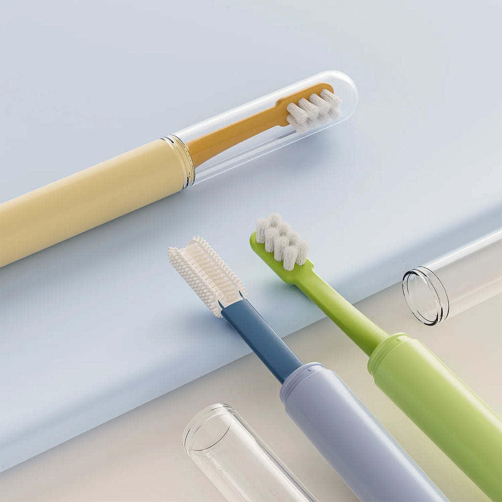 2in1 Cleaning Dog toothbrush Soft Hair Pet Toothbrush Double Sided Tooth Brush for Dog Cat Small pet Teeth Cleaning Oral Care