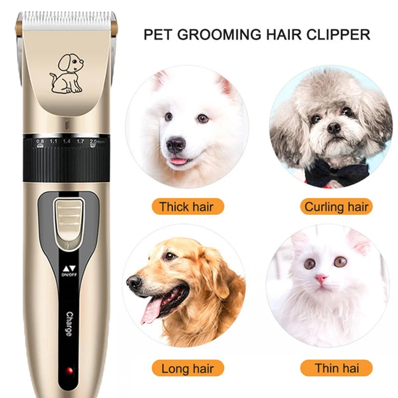 Pet Clipper Grooming Kit , Rechargeable