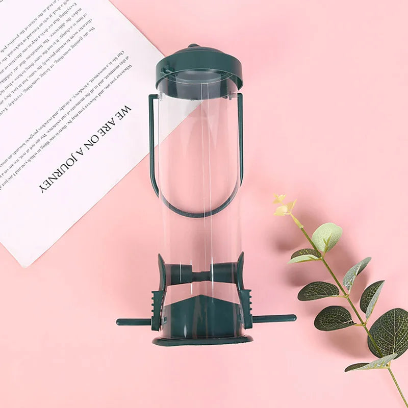Bird Feeder, Outdoor Hanging Multiple Holes Bird Feeder Small Bird ,Automatic