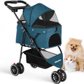 Pet Stroller For Small Puppy Dogs & Cats ,Travel Portable Dog Stroller , Foldable Dog and Cat Carrier