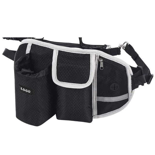 Dog Walking Bags,Training ,Treat Bag, Fanny Pack ,Hands-Free Candy Pouch ,Bungee Leash ,Feed Bowl ,Storage Water Cup