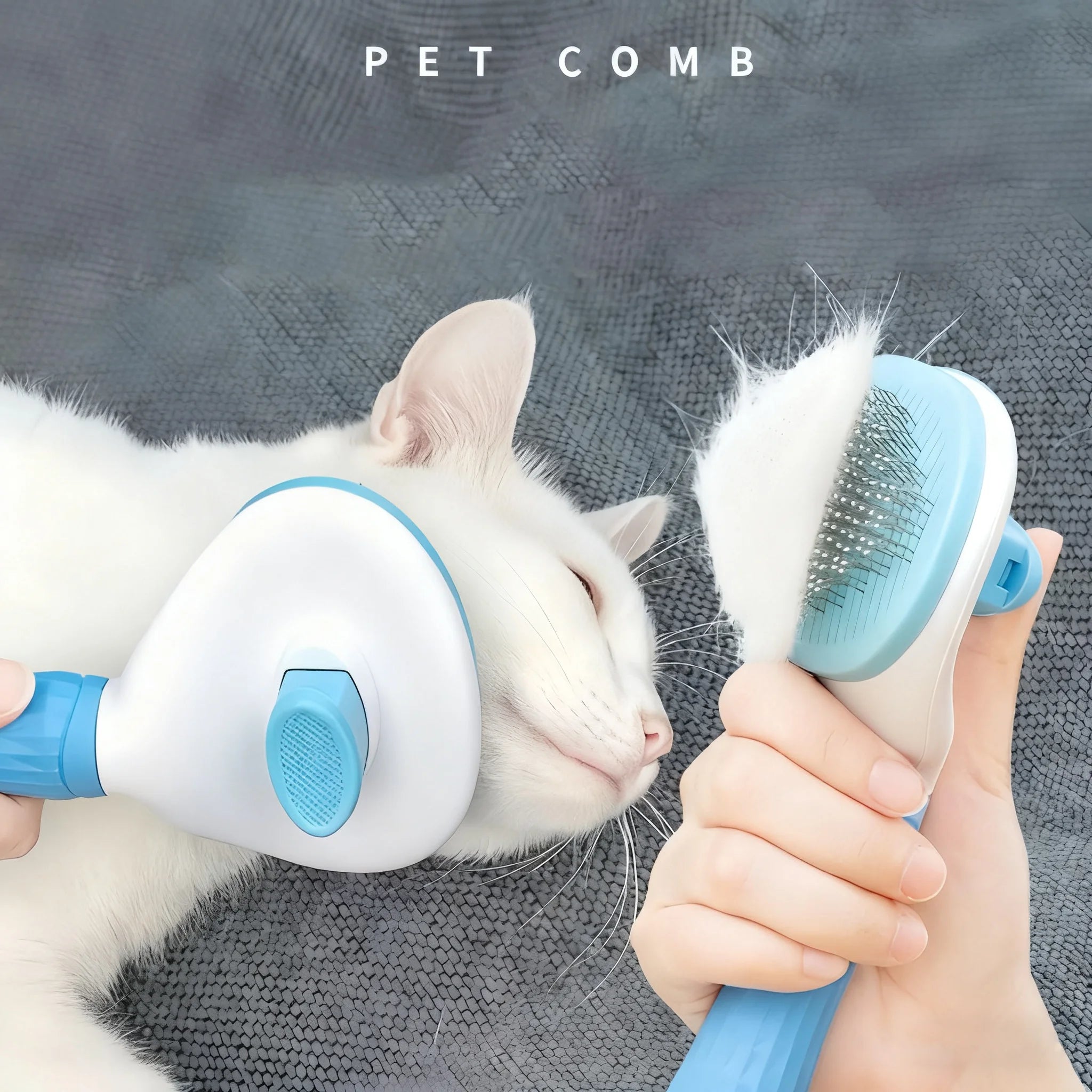 Self Cleaning Pet Hair Remover Brush For Dogs Cats, Grooming