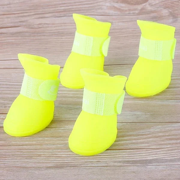Dog Shoes,  Waterproof ,  Rain Shoes for Dogs and Puppies, Rubber Boots, Durable