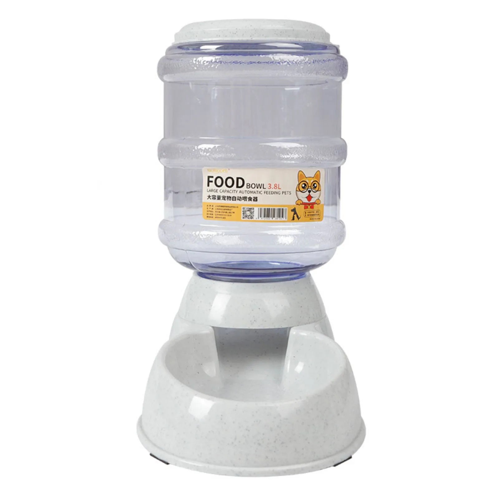 Large Capacity Automatic Water Dispenser Dog Bowl, Food Grade Plastic Pet Feeder Water Supply