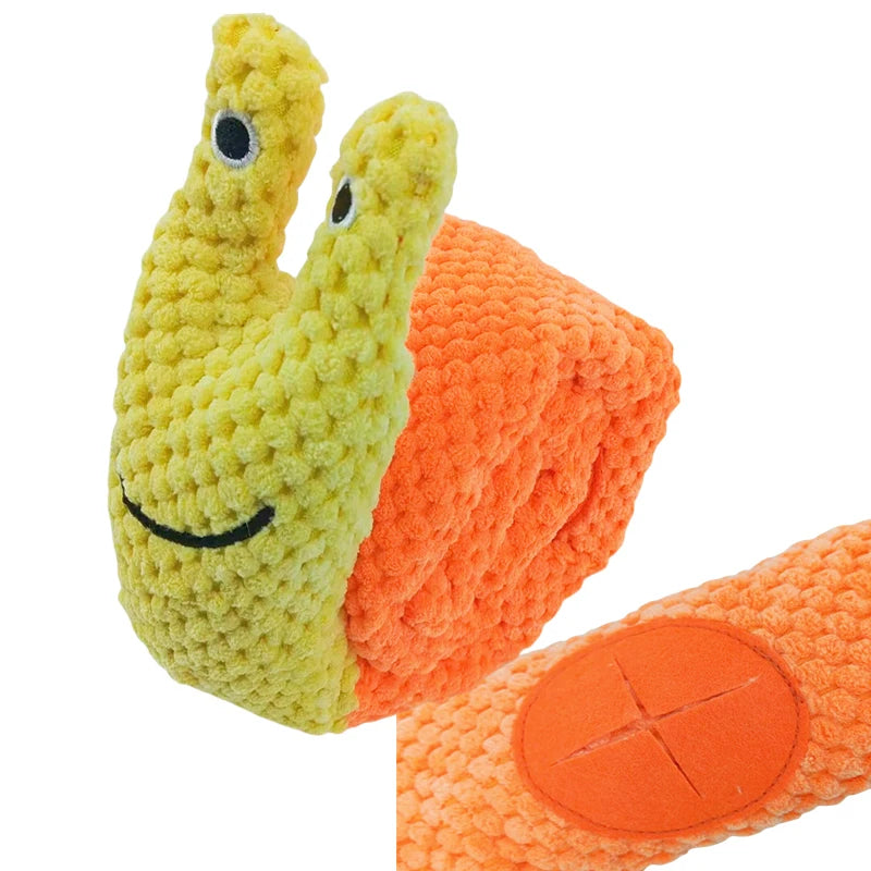 Dog Puzzle Toy, Plush Sound Toy ,Foldable Molar Puppy Nail Frog Sniffing Smell Food Interactive Speaker Stuff Dogs Supplies