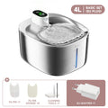 APETDOLA 4L Wireless Water Fountain Auto Sensor Drinking Fountain Dispenser For Cats and Dogs