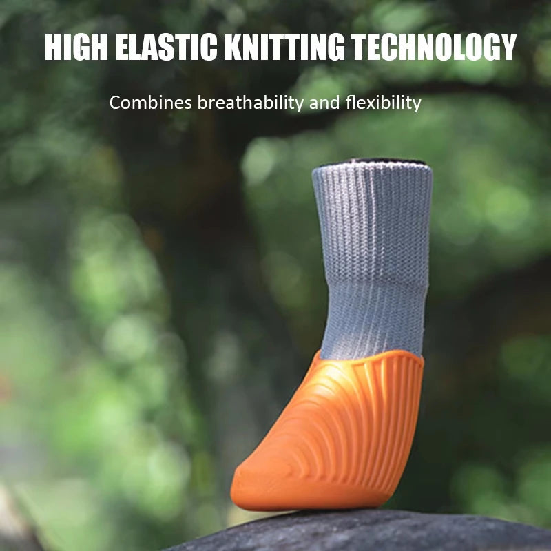 4Pcs Outdoor Dog Shoes, Paw Protector ,Comfortable ,Waterproof  ,Anti-slip For Small ,Medium ,Large Dogs and Cats