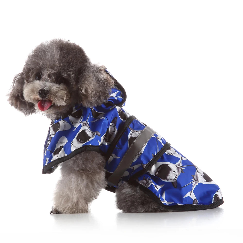 Large Dogs Raincoat ,  Poncho , Reflective, Waterproof