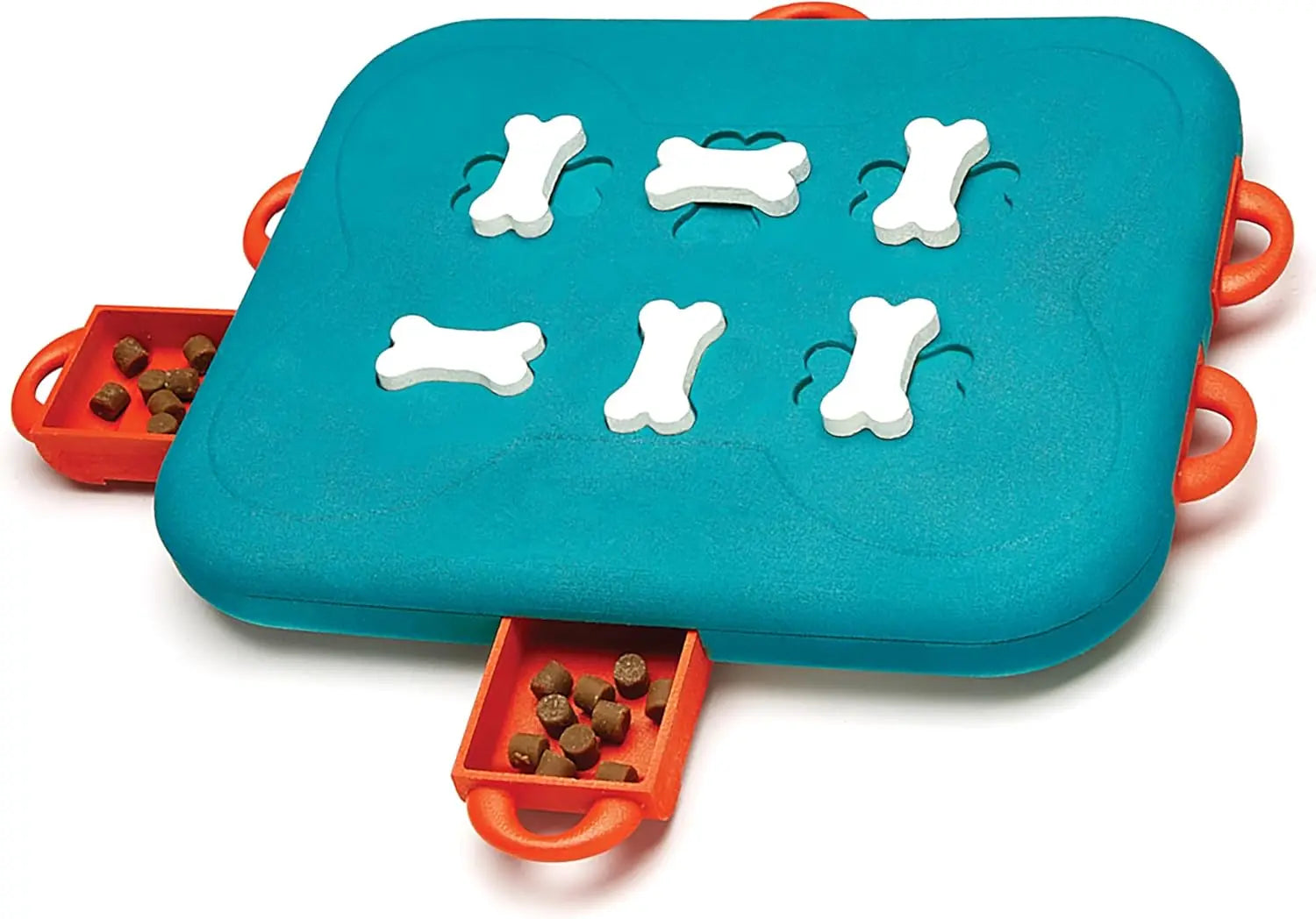 Advanced Dog Puzzle Toy for  Dogs, Level 3 Interactive Treat Game, Turquoise