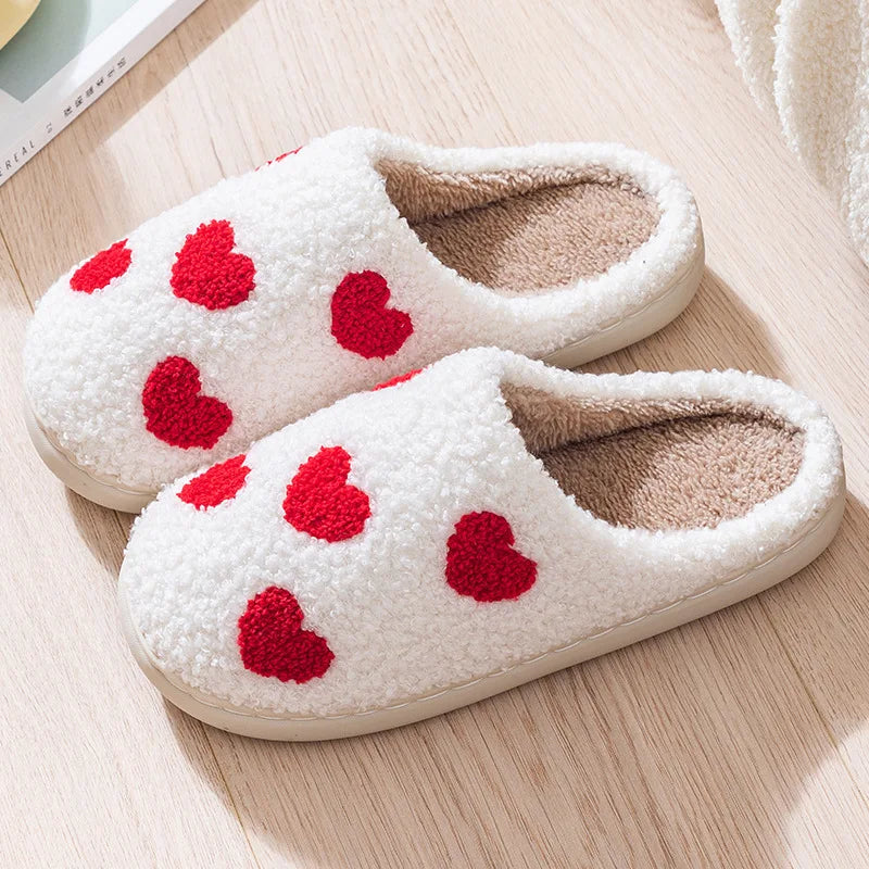 Women  Slippers ,Warm Plush,Autumn ,Winter Shoes Woman House Flat Floor Soft Silent Slides