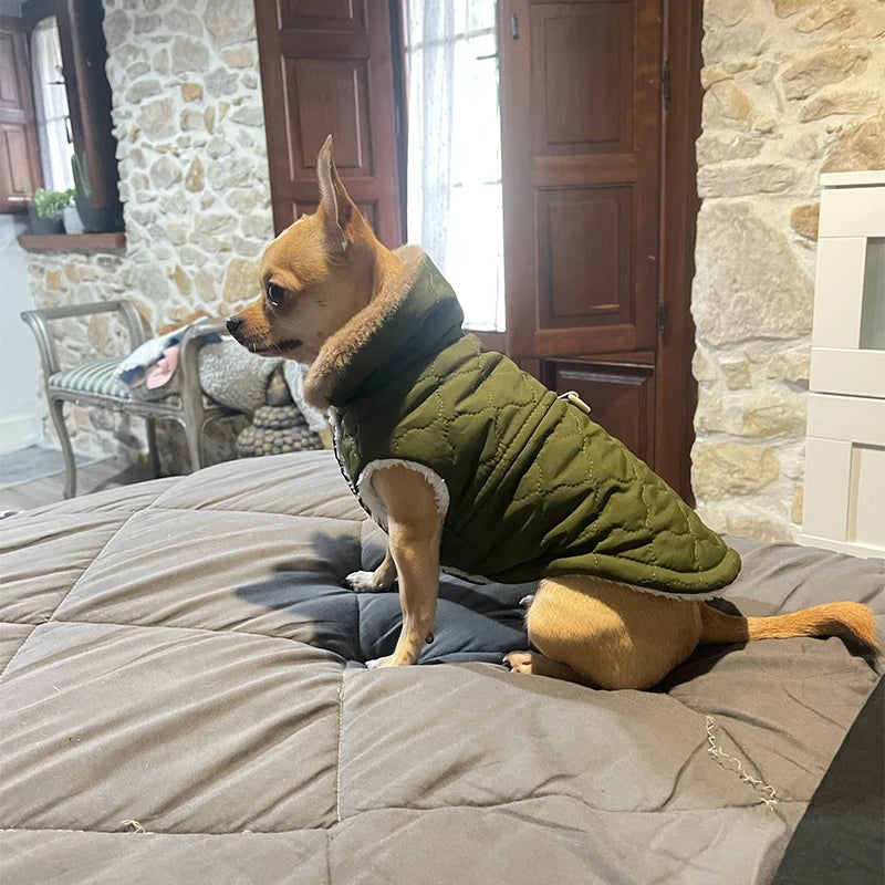 Warm Fleece Dog Vest Apparel for Small , Medium Dogs and Cats