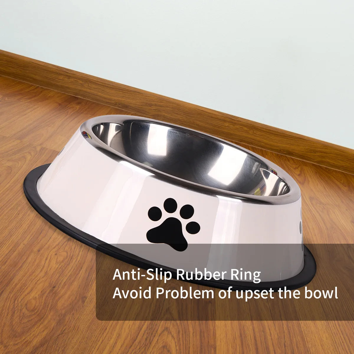 Stainless steel large capacity food bowl