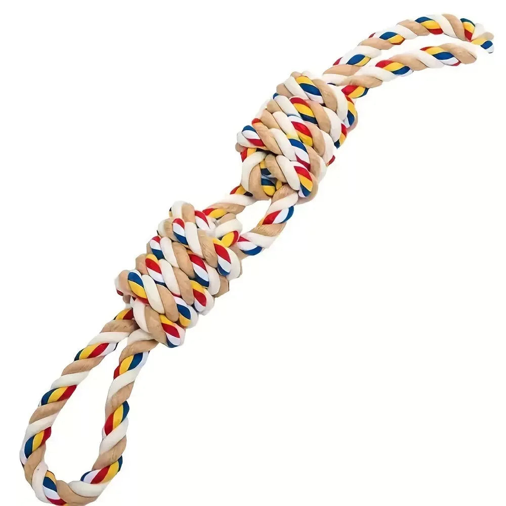45cm Durable Teeth-Cleaning Rope Toy for Dogs - Pet Interactive Chewing and Play Toys,Tug Toy for Puppy Training