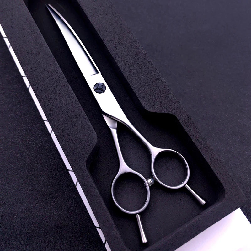 Dog grooming and trimming tools, pet scissors, 6.5 "7.0" 7.5 ", professional pet grooming scissors, curved and finely trimmed