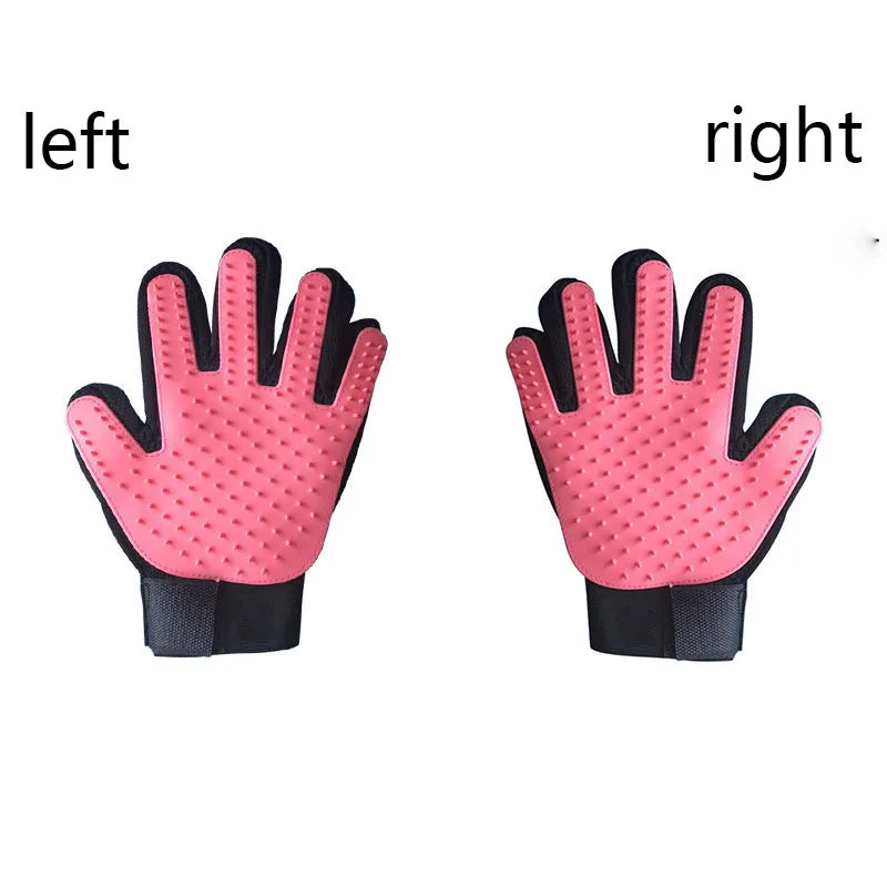 Pet Hair Glove, Dog and Cat Grooming, Deshedding Hair and Massage Brush
