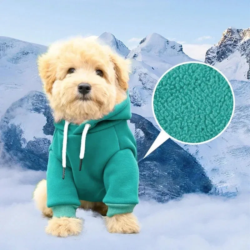 Dog Hoodie for Small And Medium Dogs,  Outdoor Sweatshirt,  Warm Fleece