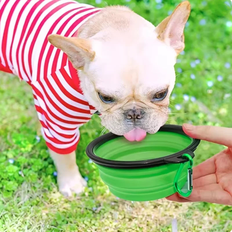 Durable Portable Food Bowl for Cats And Dogs ,Silicone ,Collapsible ,Travel Outdoor Water Food Bowl