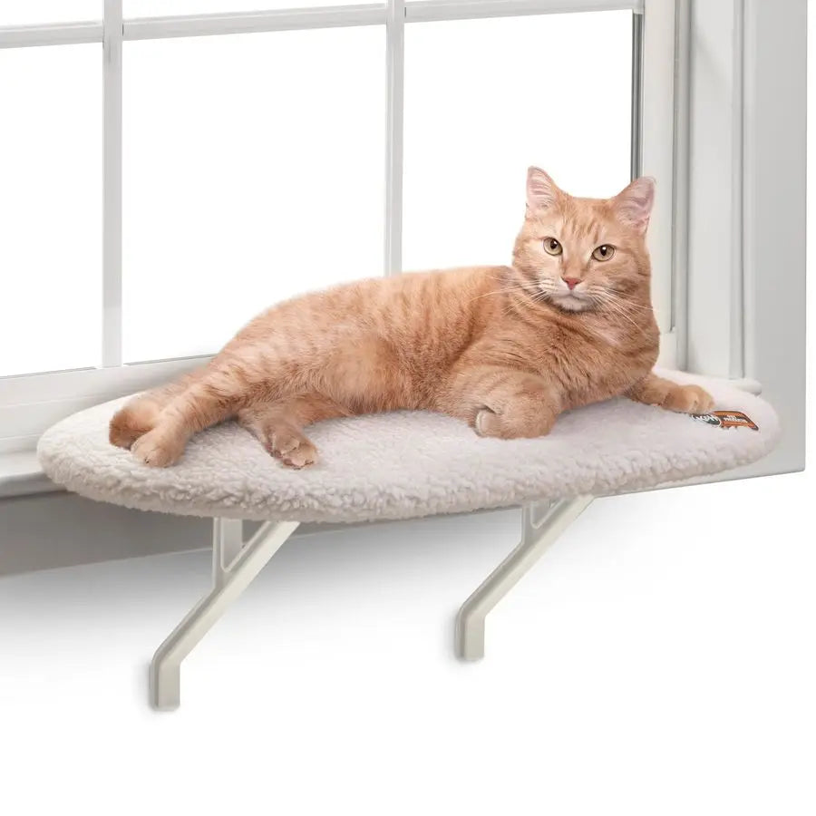 Window Perch for Cats, Orthopedic Window Hammock ,  Bed Holds 40LBS, Washable Cover,  Window Bed