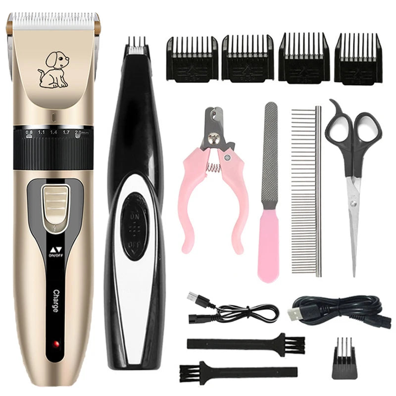 Pet Clipper Grooming Kit , Rechargeable