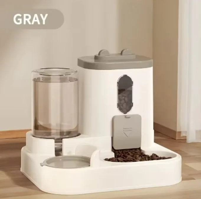 2in 1  Fully Automatic Cat Food Feeding and Water Dispenser