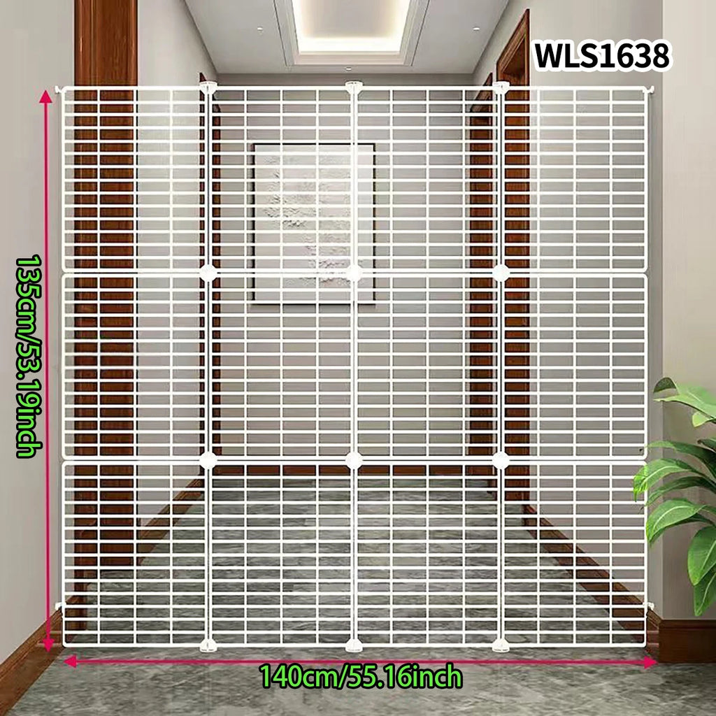 Gate Barrier, No-Drill Gate Barrier, Wire Mesh to Block Dogs, Isolation for Doorways, Stairs, Balconies, Pet Fence
