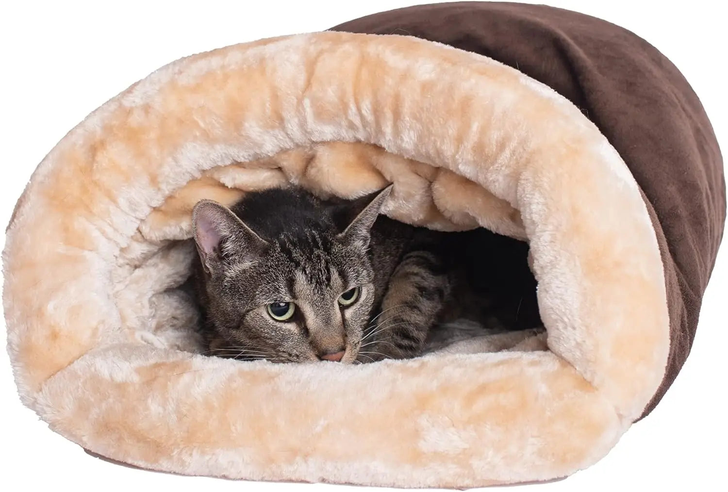 Cat Sleeping Bag Semi-enclosed Cat Nest Warm Small and Medium-sized,Can Be Disassembled and Washed