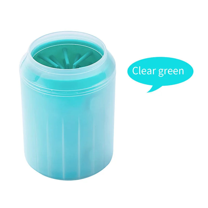 Paw Wash Cup,  Portable Cat Dog Paw Cleaning Brush , Soft Silicone  Washing Tool