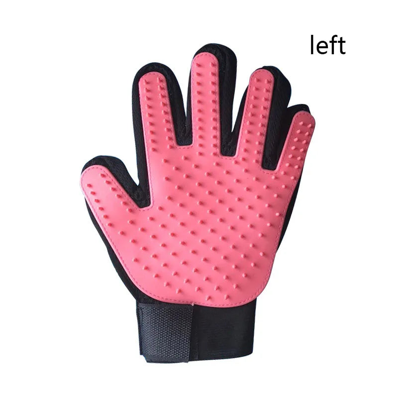 Pet Hair Glove, Dog and Cat Grooming, Deshedding Hair and Massage Brush