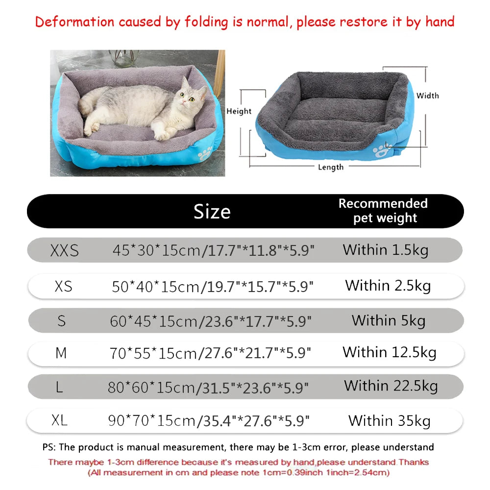 Soft Square Large Dog Sofa