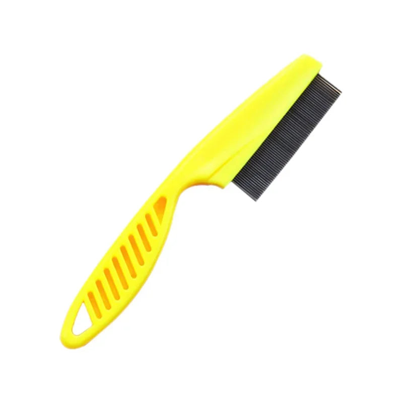 Pet Hair Shedding Comb Stainless Steel Flea Comb for Cats and Dogs