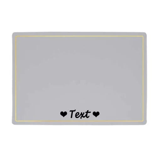 Custom Pet Food Bowl Mat, Waterproof,  Personalized Placemat For Pets Name ,Easy Wash Drinking ,Feeding Pad