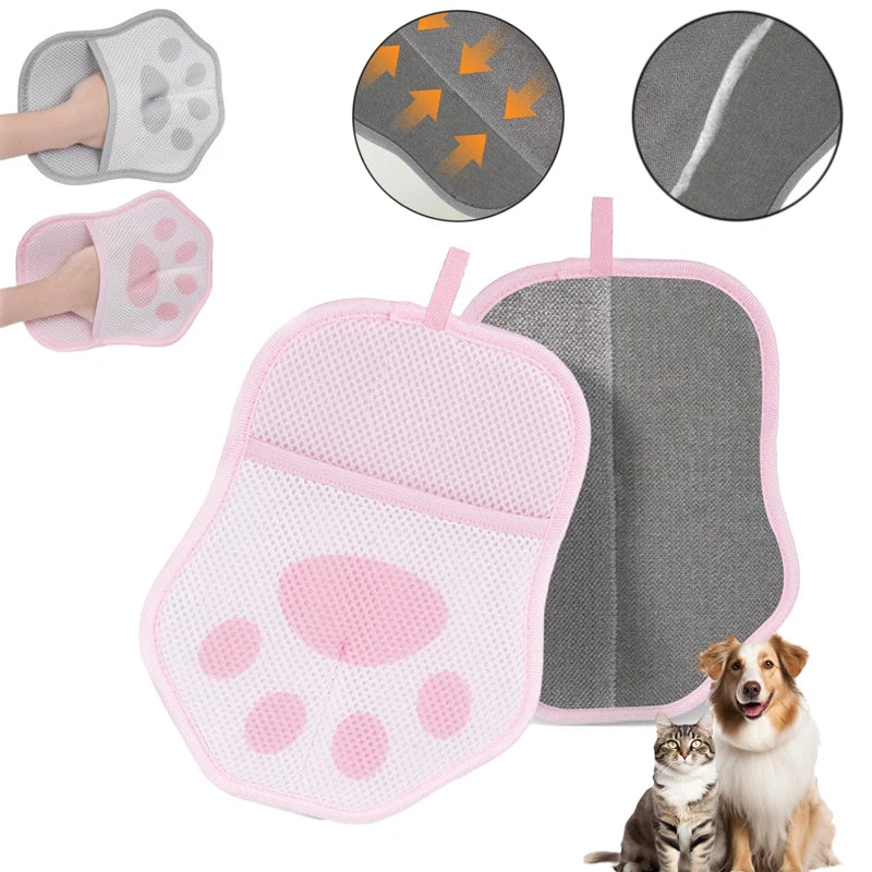 Pet Hair Remover Gloves, Cat Deshedding, Removing Dog Cat Hair From Sofa Carpet, Clothes