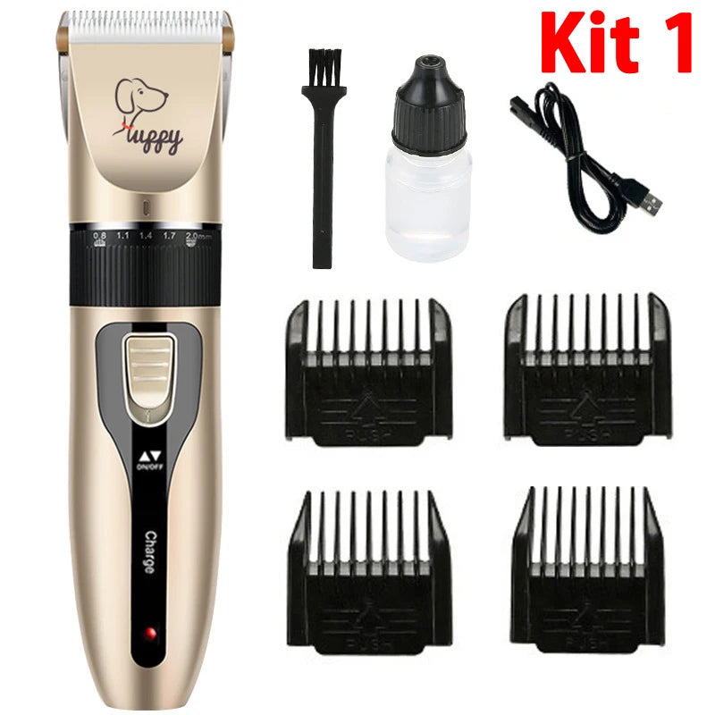 Pet Clipper Grooming Kit , Rechargeable
