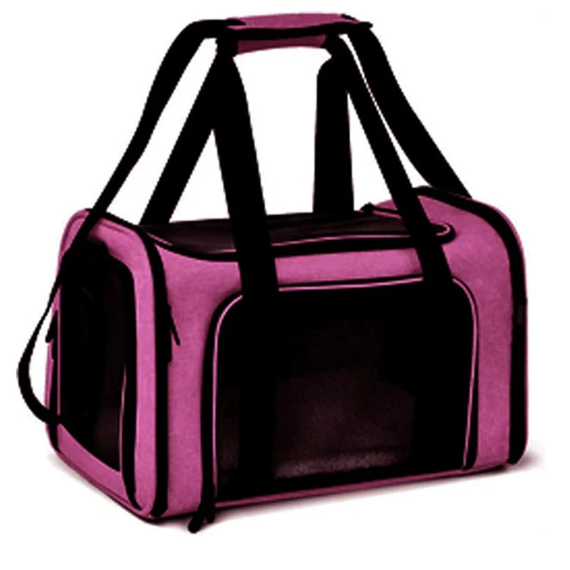 Portable Dog ,Cat Carrier Bag ,Soft Side Travel Bags, Airline Approved Transport