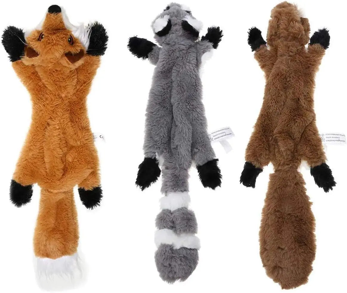 18 Inch Stuffing Free Squeaky Toy for Small,  Medium Dogs