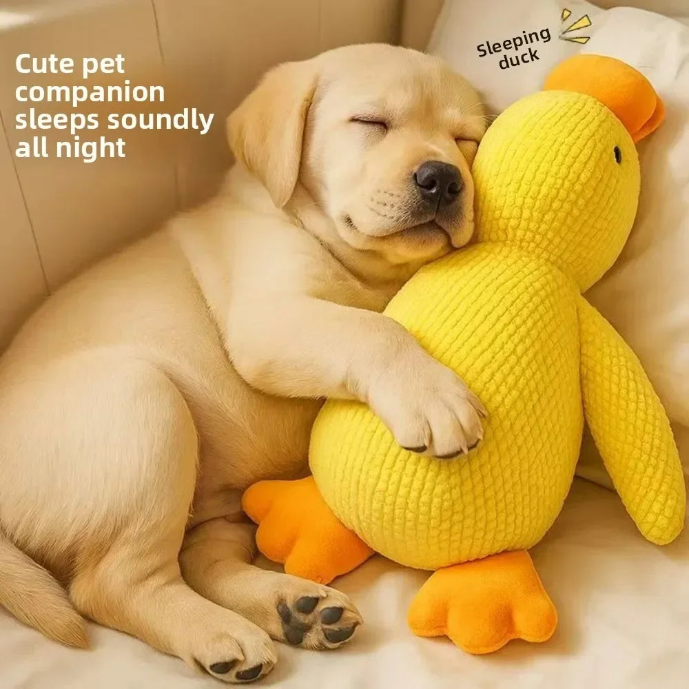 1/3PCS Things For Dogs Dogs Calming Duck Squeaky Plush Toy ,Luxury Sleep Aid Durable Puppy Companion