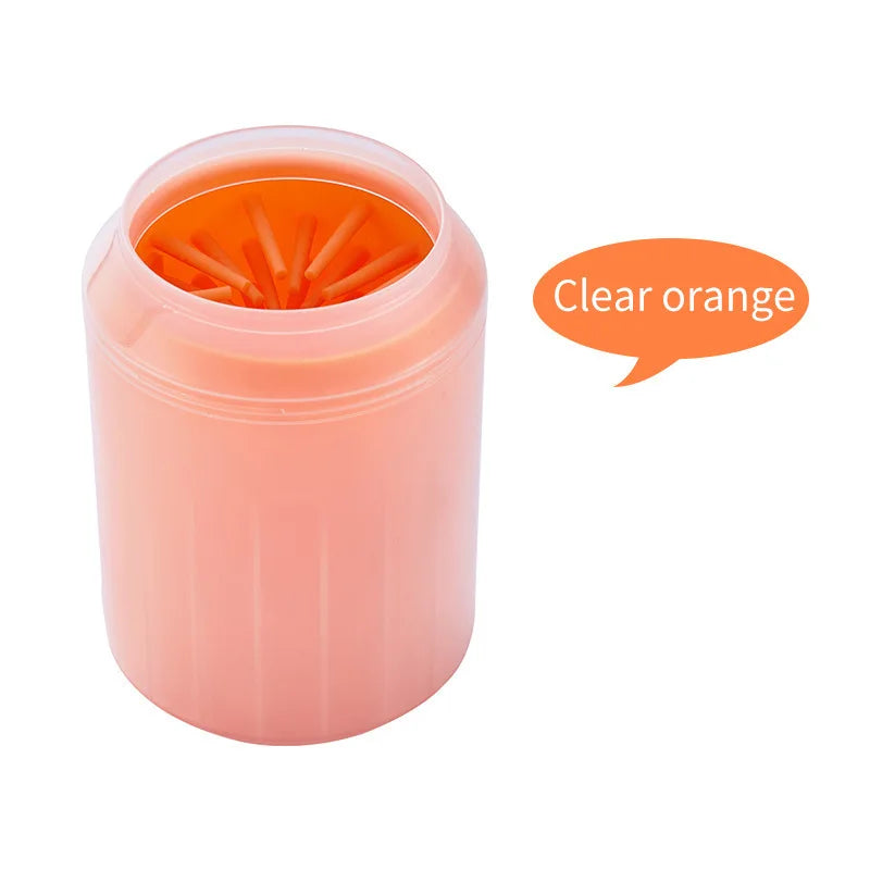 Paw Wash Cup,  Portable Cat Dog Paw Cleaning Brush , Soft Silicone  Washing Tool