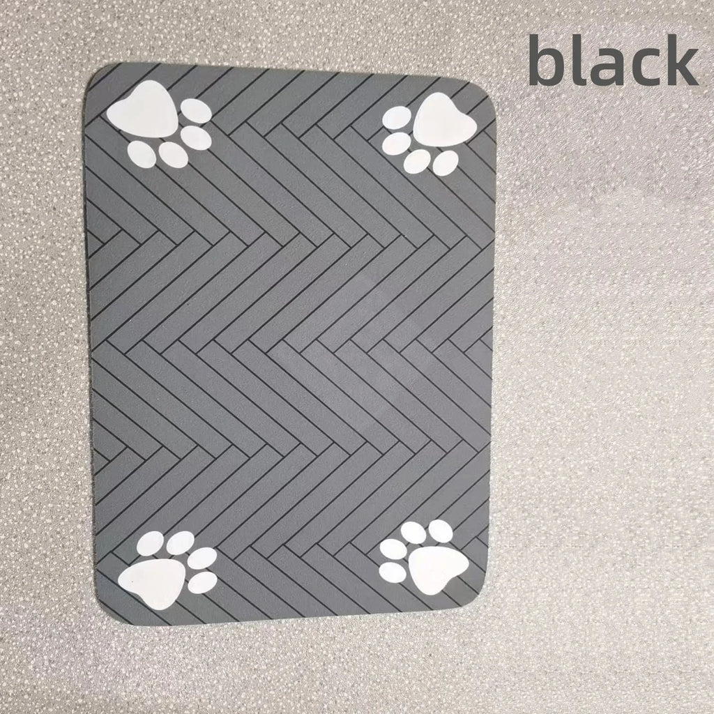 S、M、L , absorbent Pet Feeding Mat, Waterproof Placemat for Dog & Cat , Quick-Dry Rubber Backing
