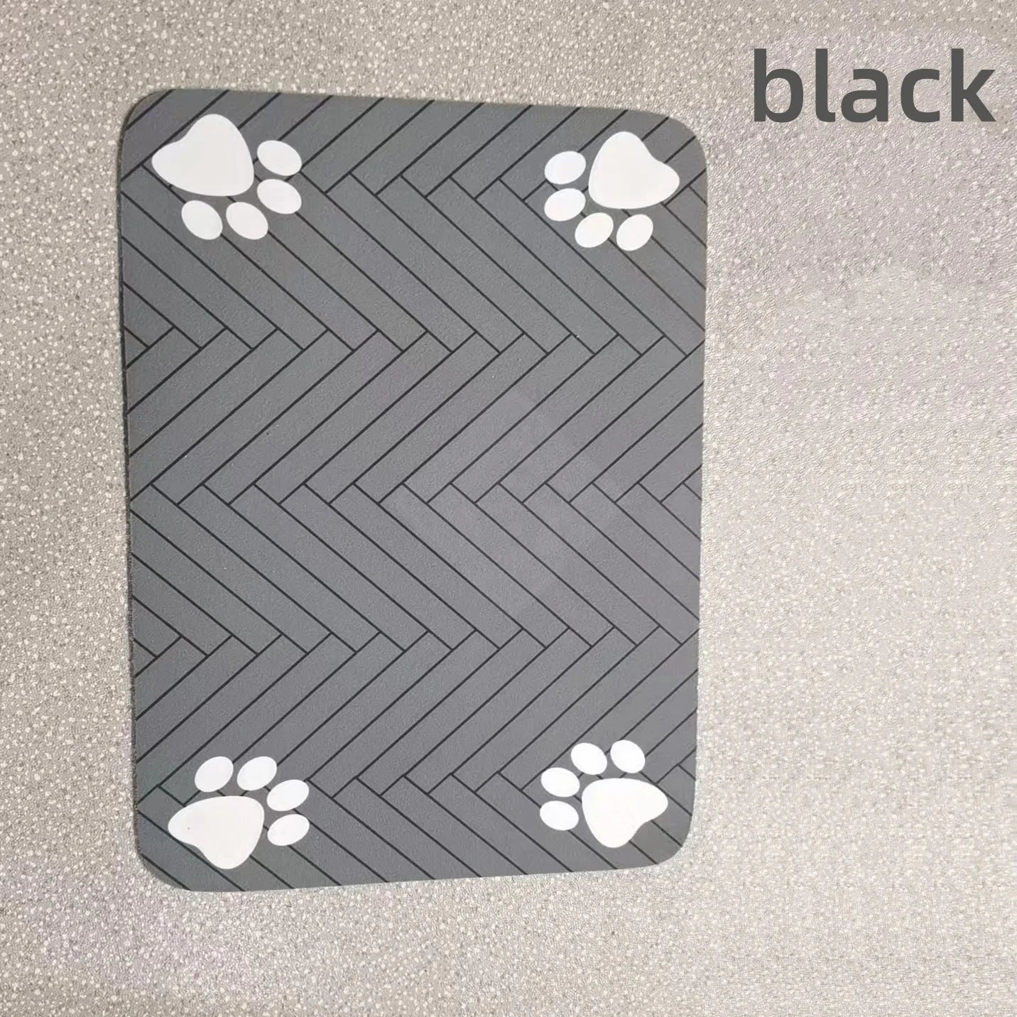 S、M、L , absorbent Pet Feeding Mat, Waterproof Placemat for Dog & Cat , Quick-Dry Rubber Backing